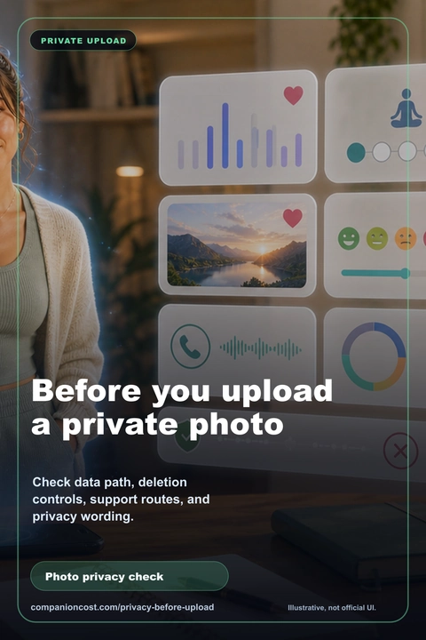 Privacy-sensitive AI companion apps
