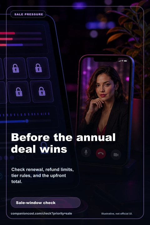 Clear-cancellation AI companion apps